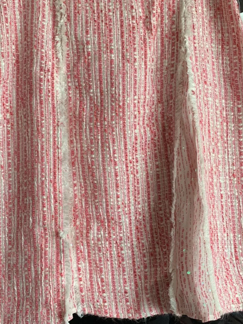WD.NY Knee Length PINK SKIRT SIZE 8 91% ACRYLIC, 7% RAYON, 2% POLYESTER NWT - Picture 6 of 12